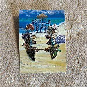 Shells of the Sea Shark Tooth Earrings